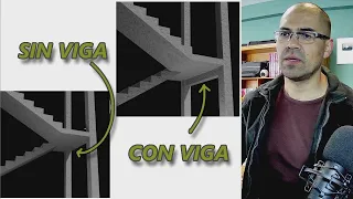 Escalera con viga o sin viga?