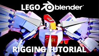 How to Rig ANY Lego Model in Blender | Lego Blender Tutorial