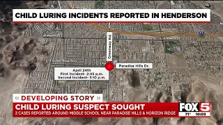 Henderson child luring suspect sought