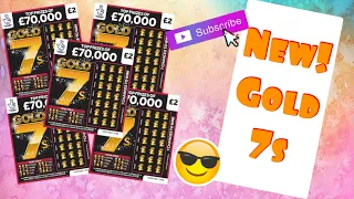 😀 New! £2 Gold 7s Scratchcards 😀 scratch cards UK 😀 UK scratch cards 😂