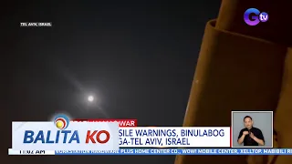 Multiple missile warnings, binulabog ang mga taga Tel Aviv, Israel | BK