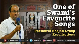 One of Swami's Favourite Songs - Prasanthi Bhajan Group Recollections | Ravi Kumar