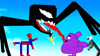 I Mutated Spiderman and Venom for 11 Minutes Straight and it Got WEIRD... in People Playground