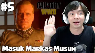 Tegang Masuk Markas Musuh - Call Of Duty WW2 Indonesia - Part 5
