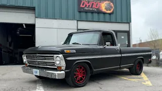 Coyote swapped 1968 F100 Tuned on the Dyno