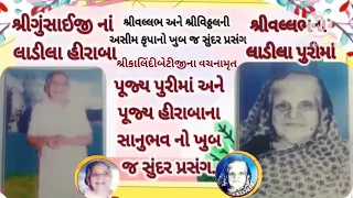 @KrushnaAaveshni  #pushtimarg #divyavachanamrut #sanubhav પૂ.પુરીમાં અને પૂ.હીરામાં નો ખૂબ જ સુંદર