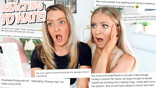 REACTING TO HATE COMMENTS WITH MY MUM!!