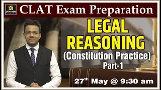 Constitution Practice(Part-1) || Legal Reasoning || CLAT Exam Preparation || By Tansukh Sir