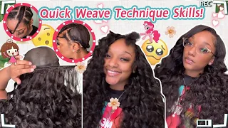 Natural Hair Leave Out Quick Weave | Best Human Hair Bundles Review | #ULAHAIR Company