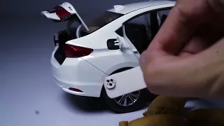 Realistic Miniature Honda City/Grace 1:18 Diecast Model Car  - ( Adult Hobbies )