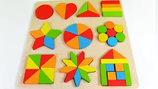 Best Learn Shapes and Counting with Shapes Puzzle - Toddler Learning Videos