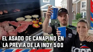 Canapino y un asado bien argentino en la previa de la Indy 500