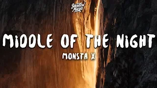 Monsta X - MIDDLE OF THE NIGHT (Lyrics)