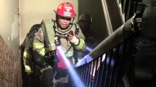 Fire fighter training in high rise buildings