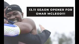 Omar McLeod #2 in the World with a 13.11 Season Opener!!! | Men’s 110m Hurdles