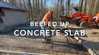 Load bearing concrete slab