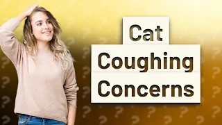 What is considered frequent coughing in cats?