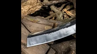 Making a Chopper Knife from a Truck Leaf Spring#viralvideo #diy #knifeskills #handyman #diy