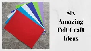 5 DIY Felt Craft Ideas