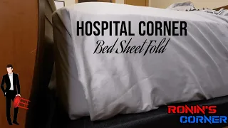 Hospital Corner Folding Follow Along and How to