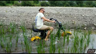 Offroad ability of CityCoco Connect 2 all-wheel drive electric scooter