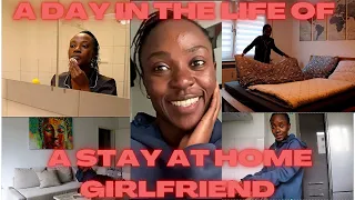 A DAY IN THE LIFE OF A STAY-AT-HOME GIRLFRIEND | Living in Germany | Angie Owoko