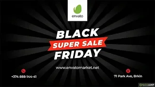 After Effects Product Promo Templates for Black Friday and Cyber Monday | 2018 Collections