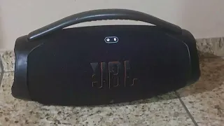 jbl boombox 3 teste a 100%vol