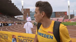 IAAF World Under 20 Tampere - Armand Duplantis SWE Pole Vault Group A