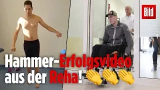 Gelähmter Skispringer kann wieder gehen!