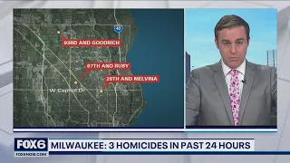 MPD: 3 homicides in past 24 hours | FOX6 News Milwaukee