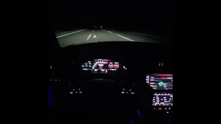 363+km h night run in the 1001hp Audi RS6 MTM POV