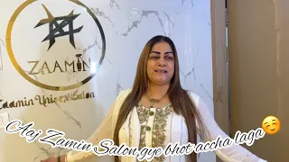 Aaj Zamin Saloon Gyi Bhot Accha Laga🥰#mariyamkizindagi #dailyvlog #mariyamshaikh #zaminsalon