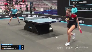 Annett Kaufmann (GER) vs Hana Goda (EGY) | U19 SF | 2024 WTT Youth Star Contender Tunis