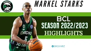 Markel Starks - Darussafaka Lassa - 2022/2023 BCL Highlights