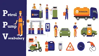 Petrol And Gas Station Vocabulary  | Petrol Pump items