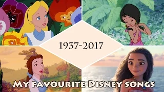 My Favourite Disney Songs - By Decade