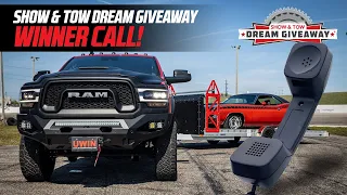 Find Out Who WON! WINNER Call! 2020 Show and Tow Dream Giveaway- Listen IN!