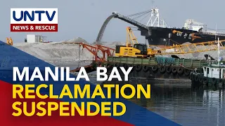 DENR reveals all Manila Bay reclamation projects are suspended