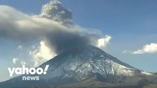 Mexico’s Popocatépetl volcano eruption prompts evacuation warnings