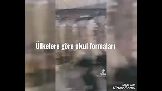 Ülkelerine göre okul forması sen olsan hangisini seçersin :/