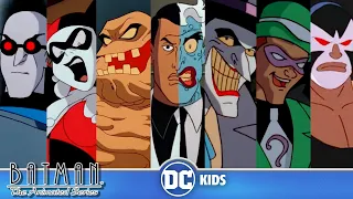 Classic Super Villains! | Batman: The Animated Series MEGA Compilation | @dckids