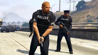 LSPD vs US Army | GTA 5 NPC Wars 75