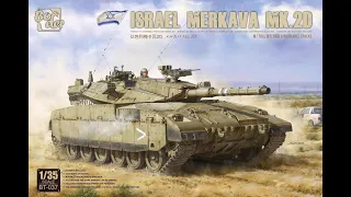 Border 1/35 BT037 Israel Merkava MK.2D w/Full Interior (Unboxing)