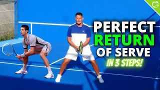 Perfect Return of Serve in 3 Steps - Perfect Tennis (Episode 4)