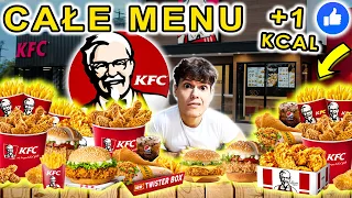 JEM CAŁE MENU Z KFC NA RAZ ! 🍔 * ILE UDA SIĘ ZJEŚĆ 😳?! *