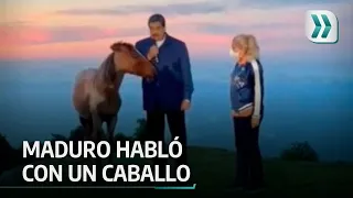 Maduro habló con un caballo sobre el legado de Chávez | Vanguardia