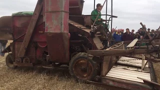 Massey Harris 21 combine harvester.