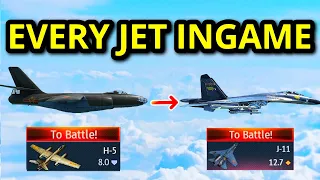 I SURVIVED GETTING 1 KILL WITH EVERY JET INGAME (from low tier to Top tier China)