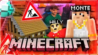 DIE JAGD NACH DEN DIAS!💎 Ich bau mein neues Haus am Meer🏠👀 MINECRAFT mit Willy, Monte, Isa & Co🔥